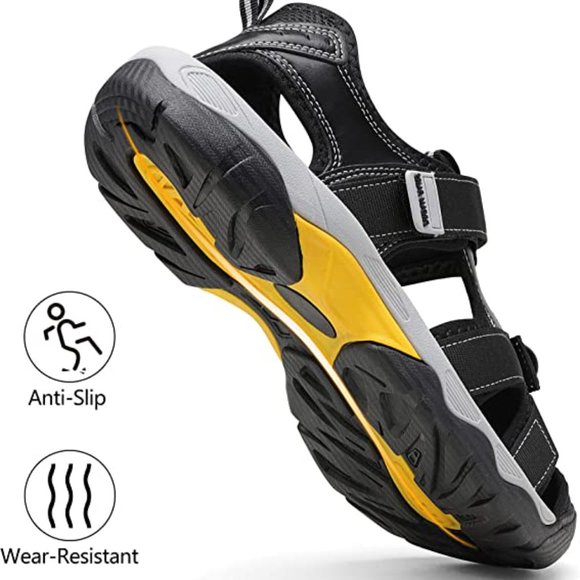 DREAM PAIRS Men’s Sport Outdoor Hiking Sandals Closed Toe Athletic Adven… - Picture 5 of 16